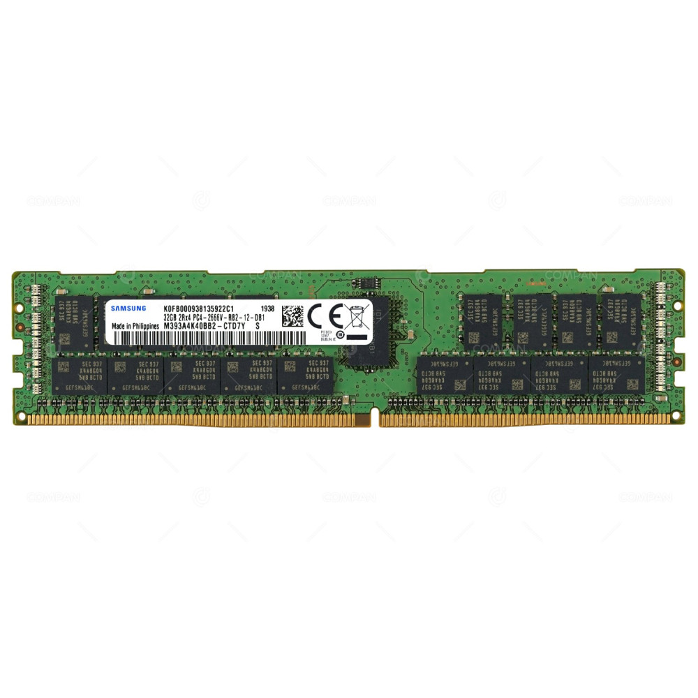 M393A4K40BB2-CTD SAMSUNG DDR4 32GB 2RX4 PC4-21333 2666MHZ RDIMM